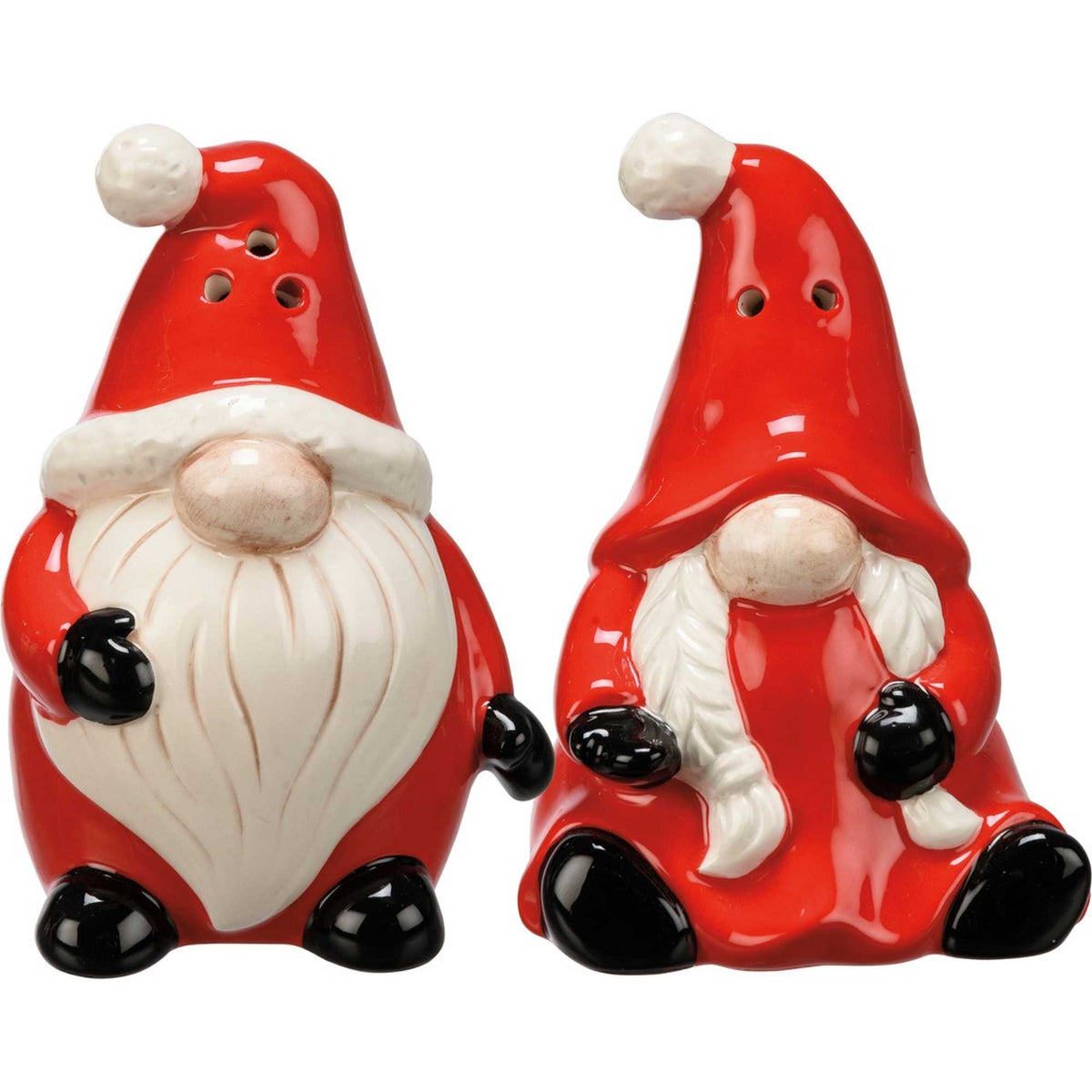 (58692) Santa Gnome Salt And Pepper Set