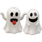 Tabletop Ghost Salt & Pepper Set Ceramic Halloween Spooky 112744 (58704)
