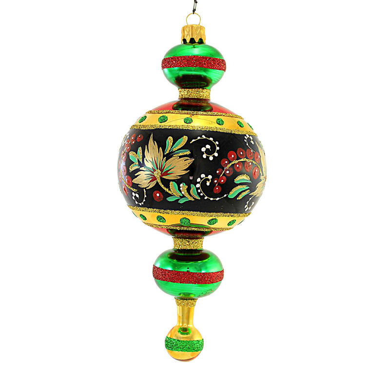 Sbk Gifts Holiday Floral Rustic  4 Ball Reflector - - SBKGifts.com