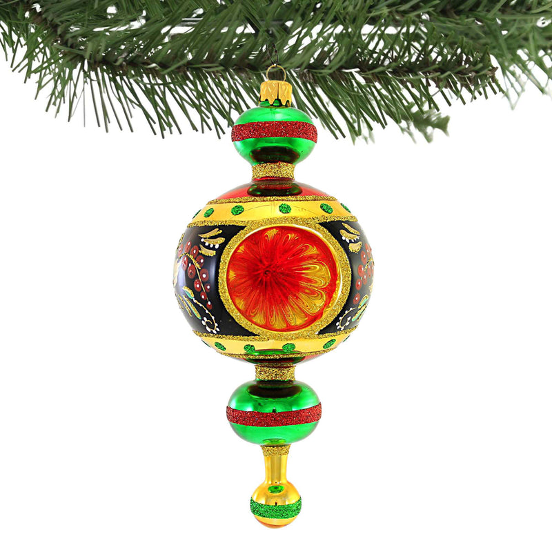 Sbk Gifts Holiday Floral Rustic  4 Ball Reflector - - SBKGifts.com