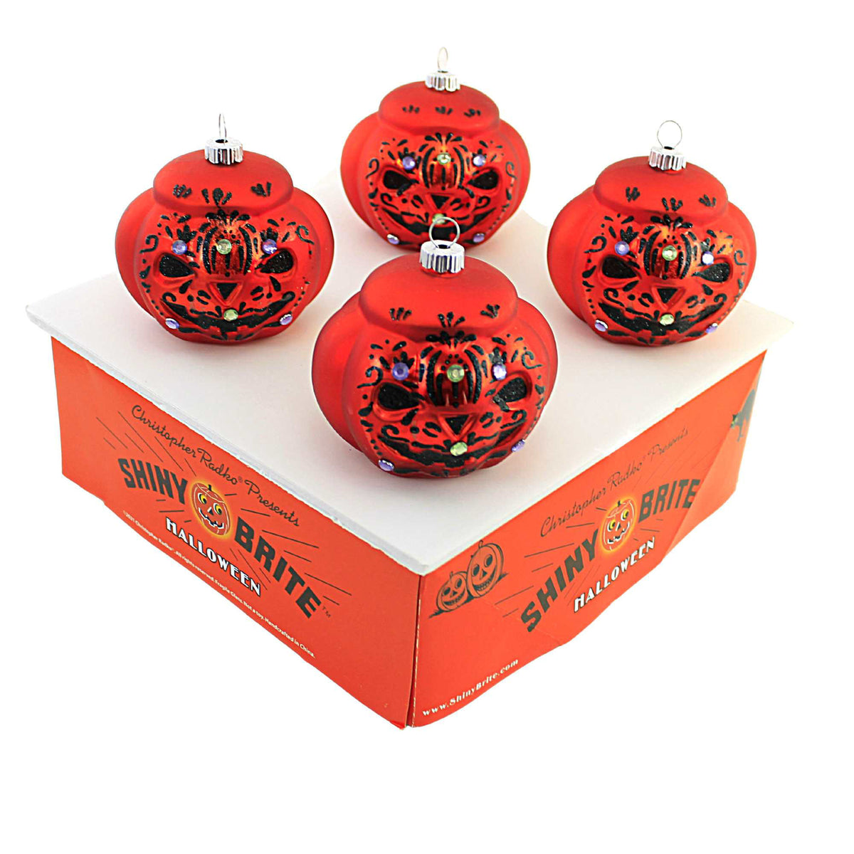 (58743) Grinning Pumpkin Set / 4
