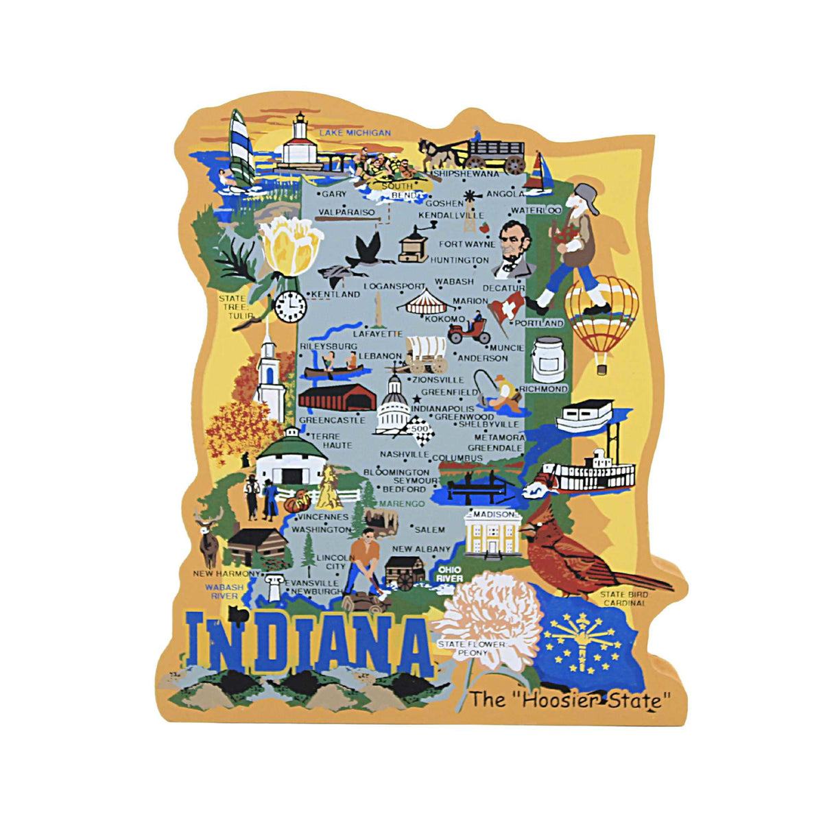 (58748) Indiana State Map