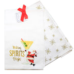 Decorative Towel Making Spirits Bright Kitchen 100% Cotton Martini Mx185403m (58753)