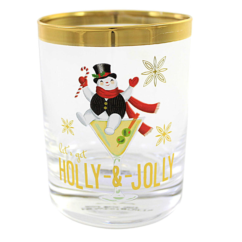 Tabletop Santa Snowman Glass Set/4 - - SBKGifts.com