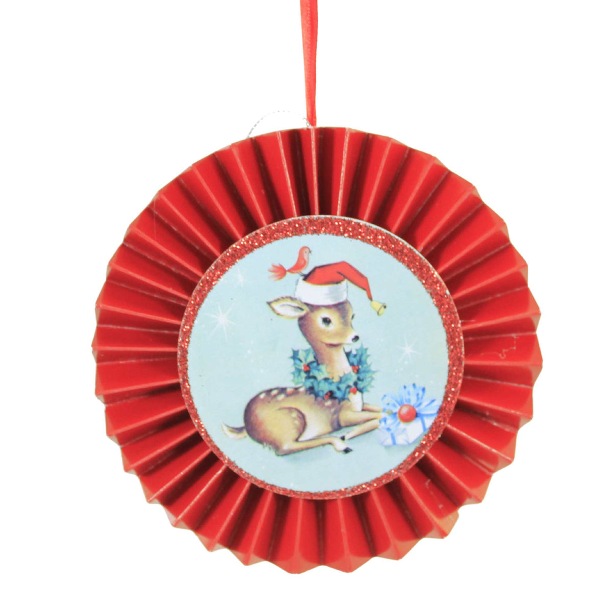 Holiday Ornament Holiday Disk Ornaments Set/3 - - SBKGifts.com