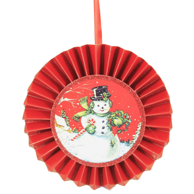 Holiday Ornament Holiday Disk Ornaments Set/3 - - SBKGifts.com
