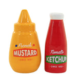 Tabletop Ketchup & Mustard Salt & Pepper Ceramic Simmer Picnic 27Kitsch642 (58822)