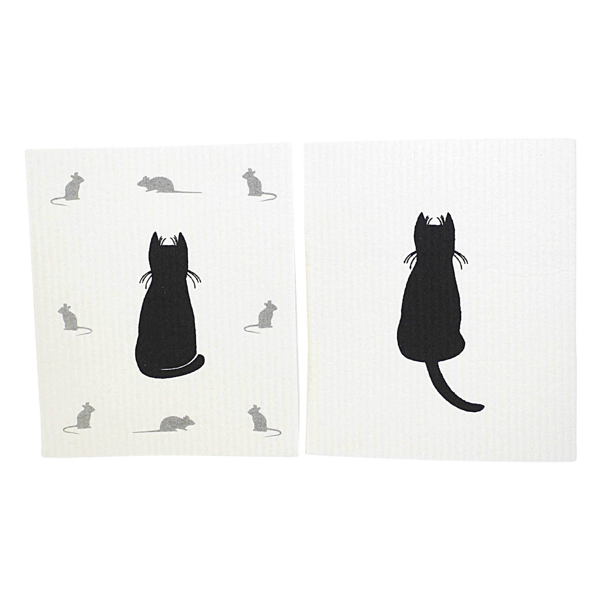 (58860) Cat & Mice Dishcloths