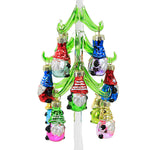 Christmas Glass Tree/ Gnome Ornaments - - SBKGifts.com