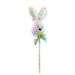 Easter Bunny Head On Stick Polyester Tye-Dye Rabbit Fabric 0808758 (58898)