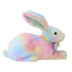 Easter Rainbow Bunny Laying Down - - SBKGifts.com