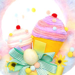 Easter Pastel Wreath W/Cupcakes - - SBKGifts.com