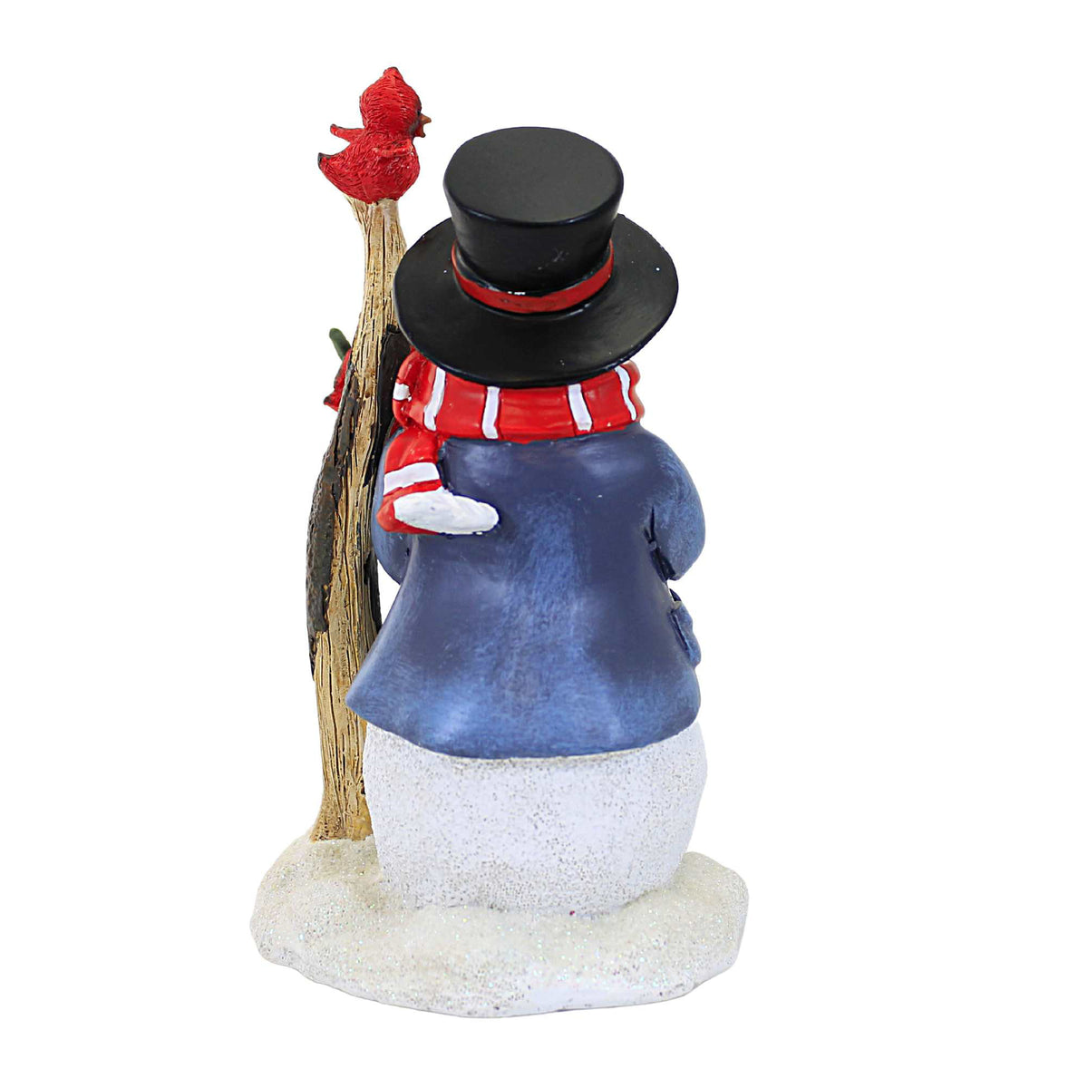 Christmas Snowman With Cardinals. - - SBKGifts.com