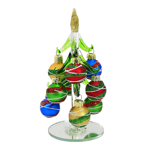 Christmas Tree W/Green,Gold,Red Bulbs - - SBKGifts.com