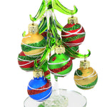 Christmas Tree W/Green,Gold,Red Bulbs - - SBKGifts.com