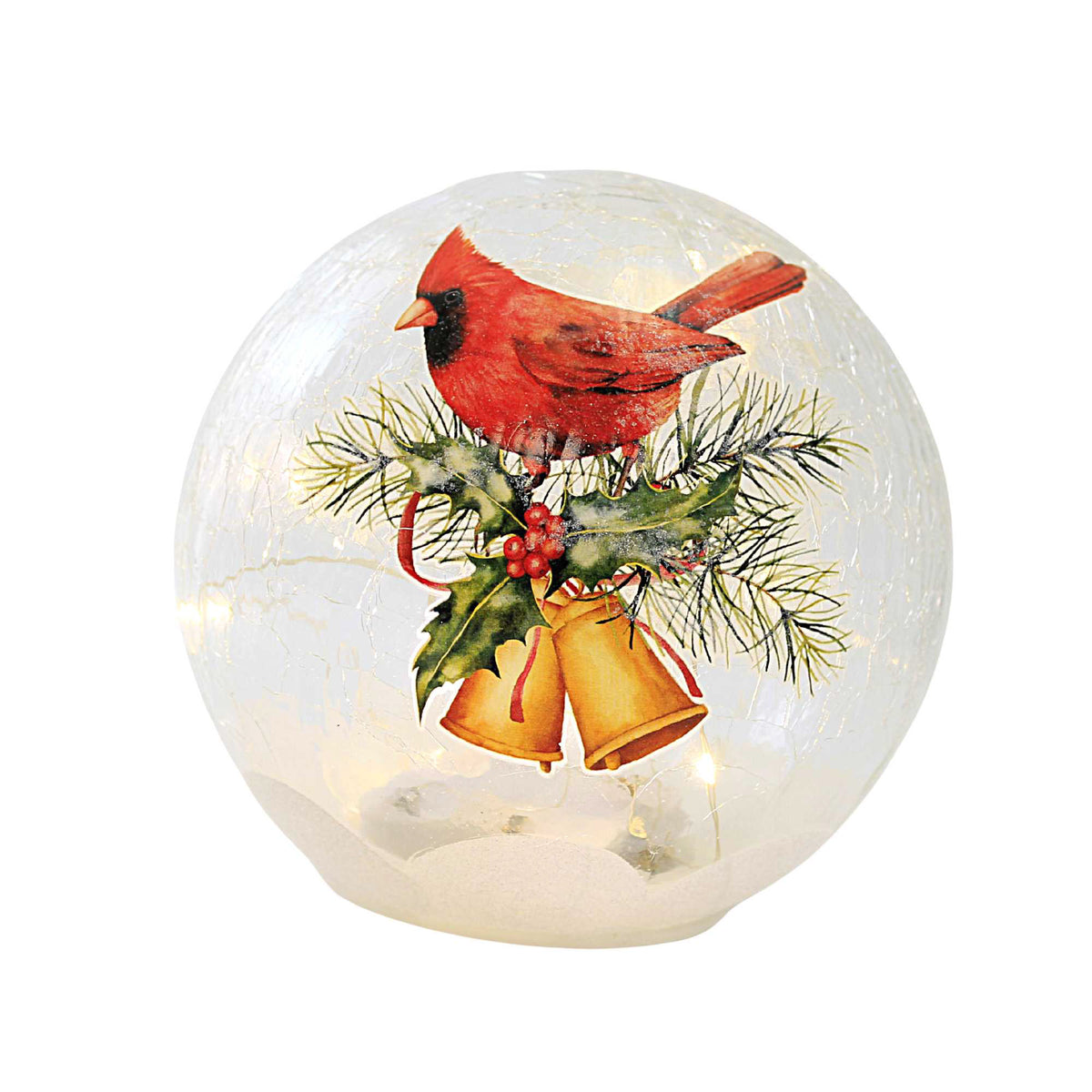 (58925) Bells & Cardinal Led Globe