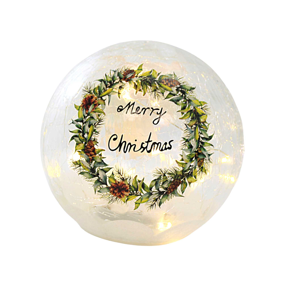 Christmas Bells & Cardinal Led Globe - - SBKGifts.com