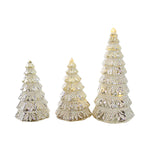 Christmas Silver Led Tree Set - - SBKGifts.com