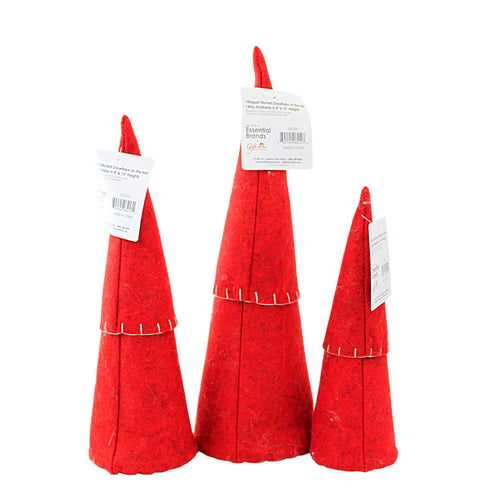 Christmas Red Felt Gnome Set - - SBKGifts.com