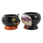 Tabletop Black Cat/Witch Snack Dish - - SBKGifts.com
