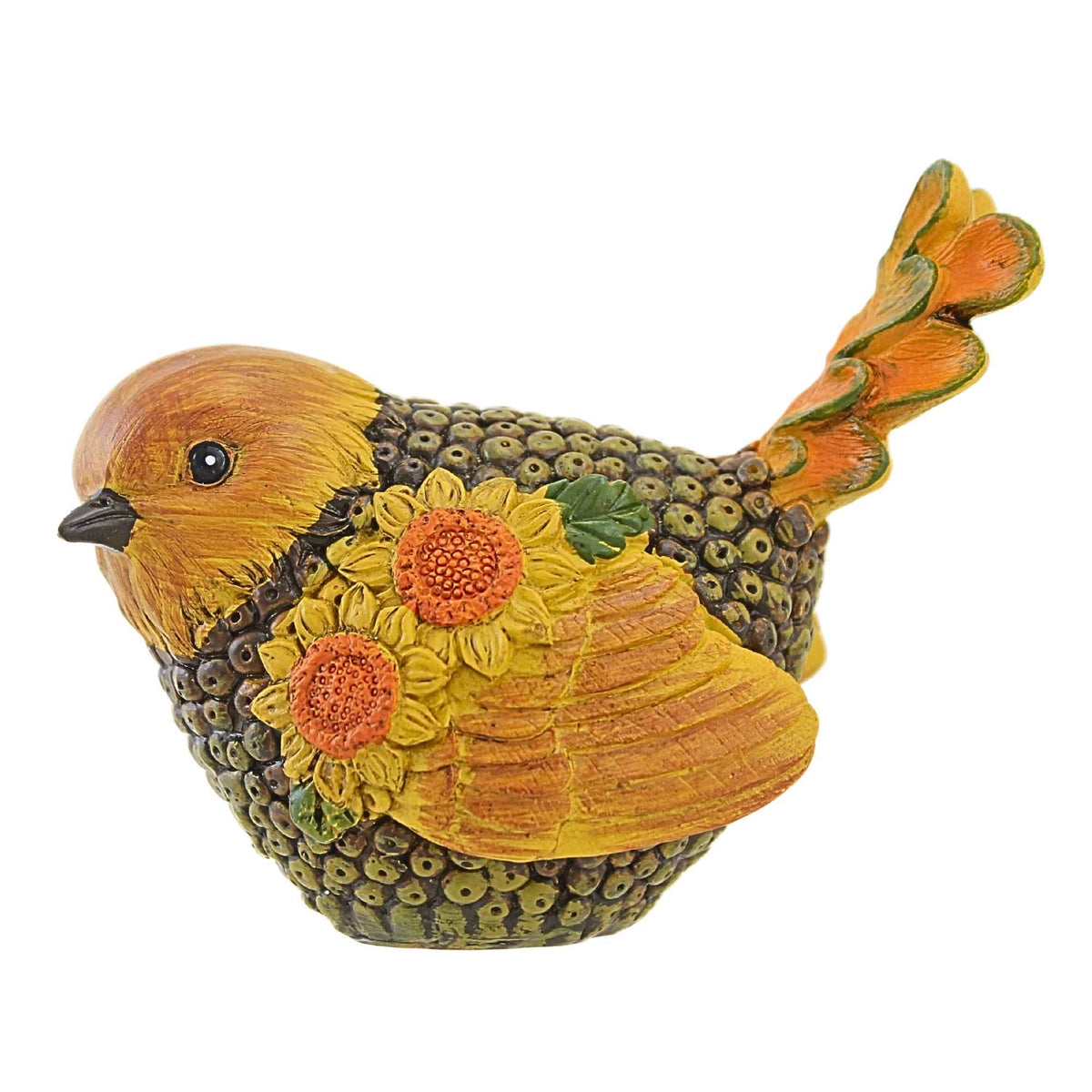 Transpac Natural Fall Bird Figurines - - SBKGifts.com