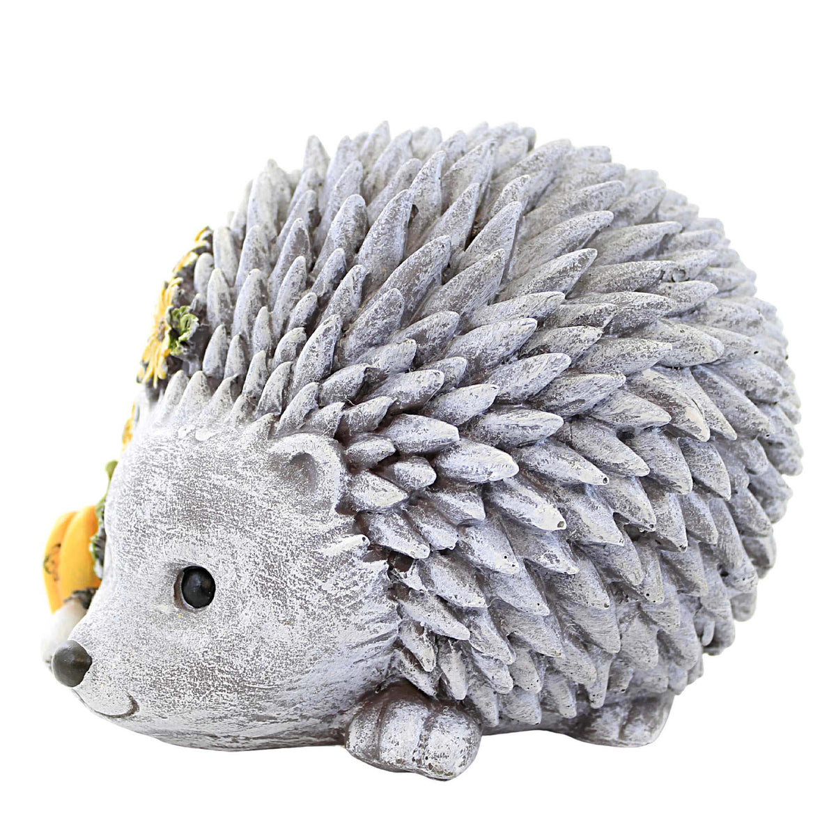 Home & Garden Hedgehog Statue Harvest Flowers - - SBKGifts.com