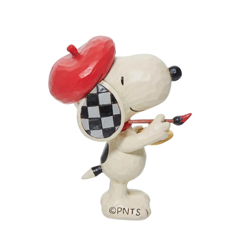 Jim Shore Snoopy Artist Mini - - SBKGifts.com