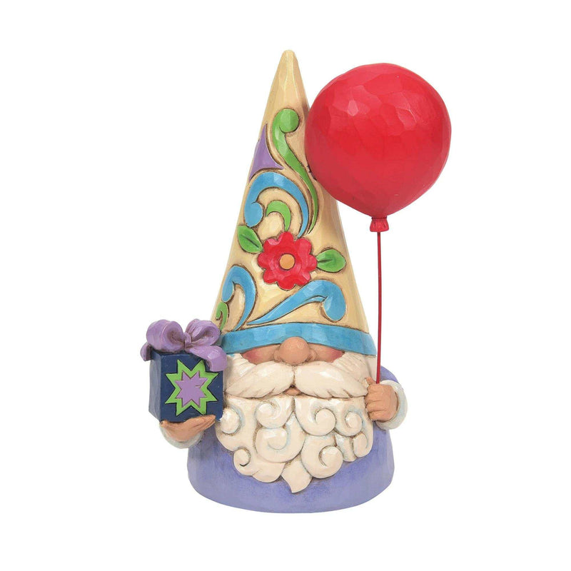 Jim Shore There's No Party Like Gnome Party Polyresin Celebration Gnome 6012266 (59022)