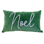 C & F Noel Jungle Velvet Pillow - One Pillow 12 Inch, Cotton - Beaded Rectangle A86014101 (59034)