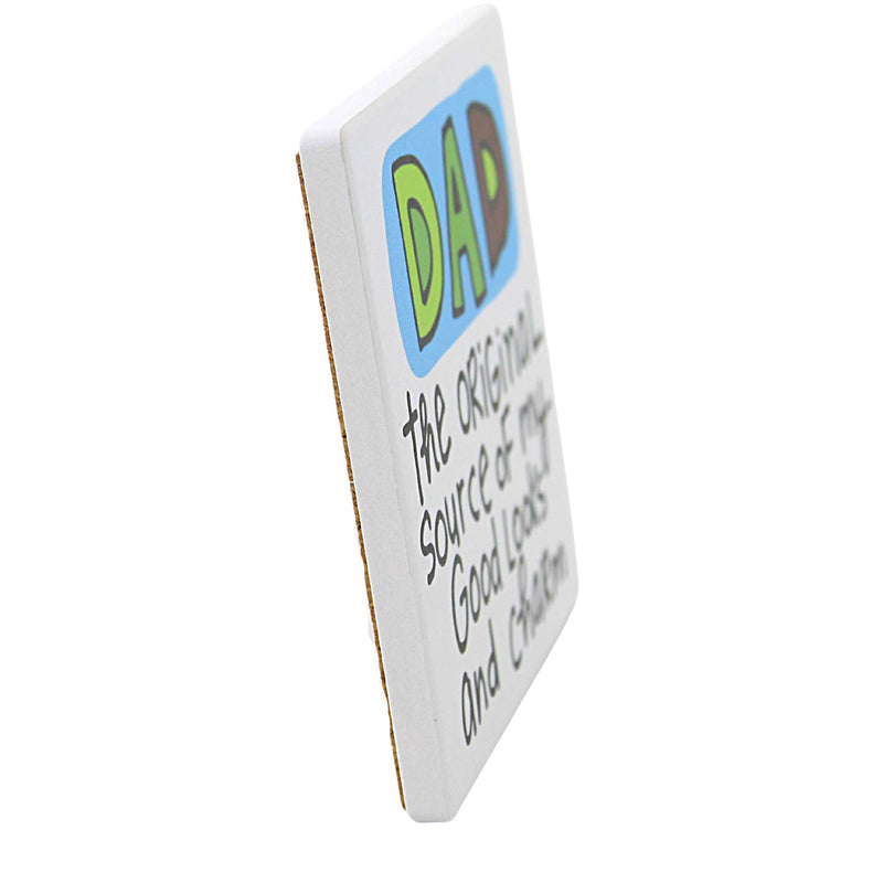Tabletop Dad Original Charm Coaster - - SBKGifts.com