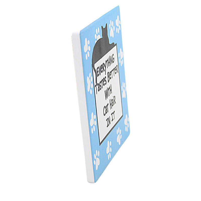 Tabletop Cat Hair Coaster - - SBKGifts.com