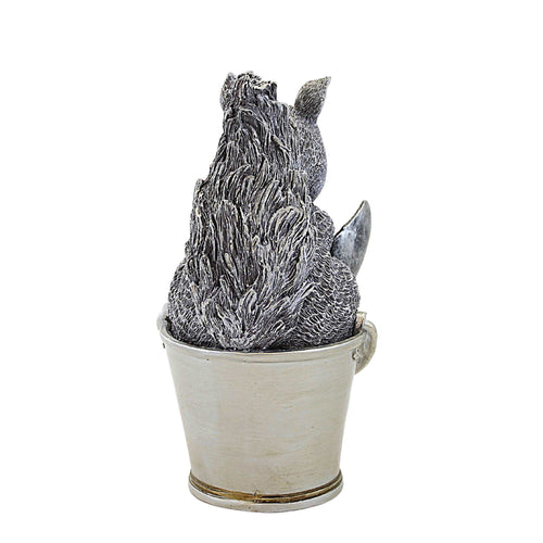 Roman Squirrel In Bucket Pudgy Pal - - SBKGifts.com