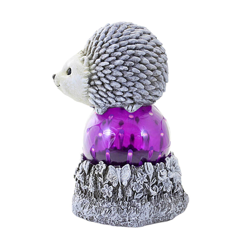 Roman Led Hedgehog Solar Statue - - SBKGifts.com