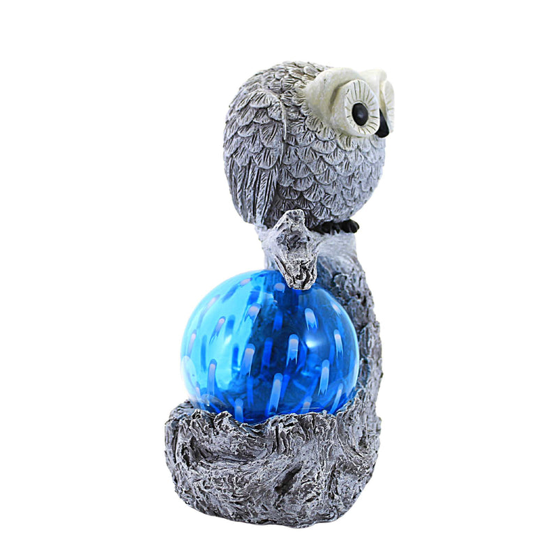Home & Garden Owl Solar Led Garden Statue - - SBKGifts.com