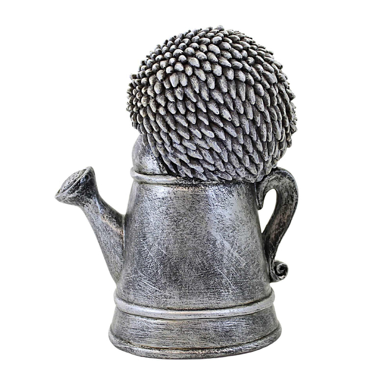 Roman Hedgehog In Watering Can Statue - - SBKGifts.com