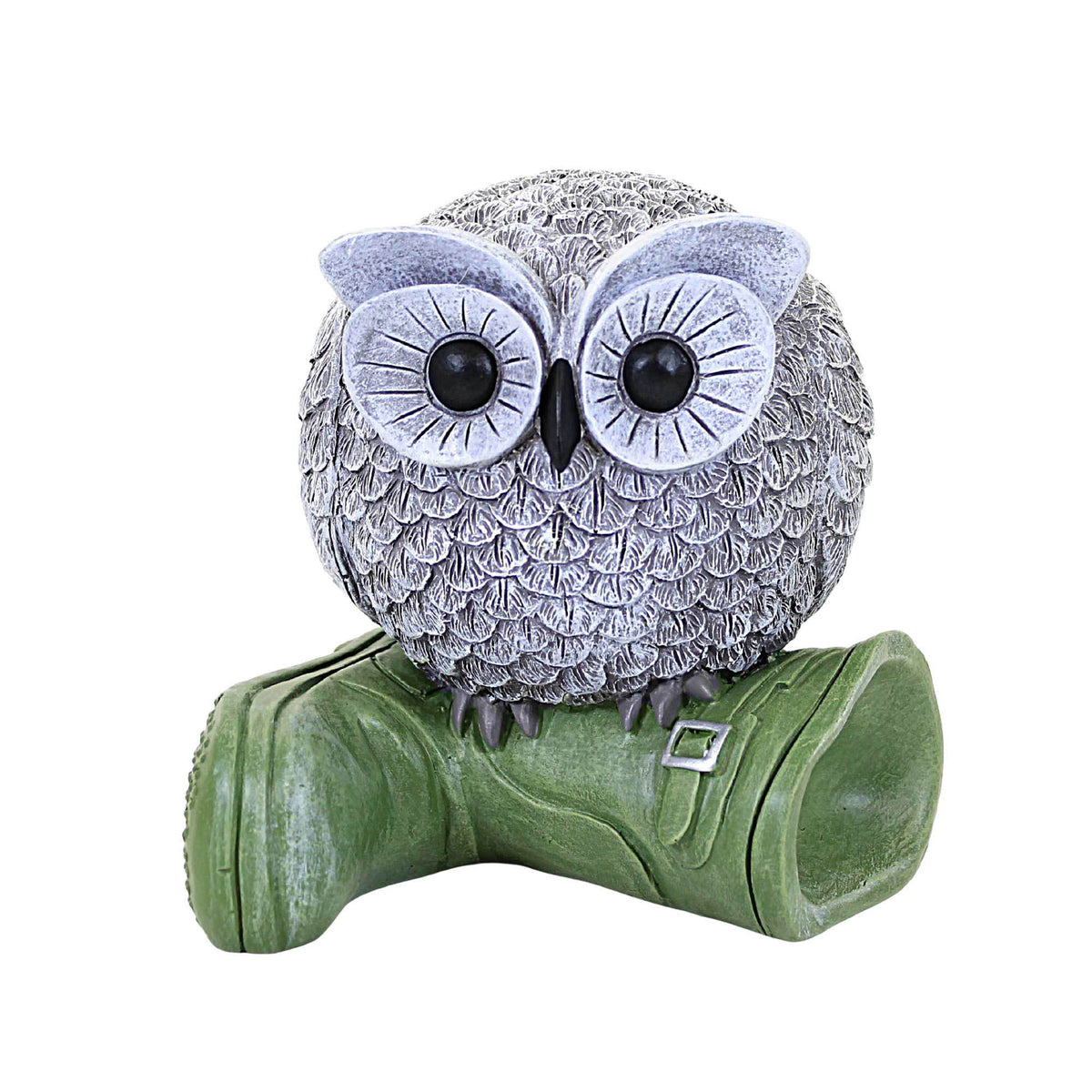 59135 Owl On Boot Pudgy Pal Statue 18998