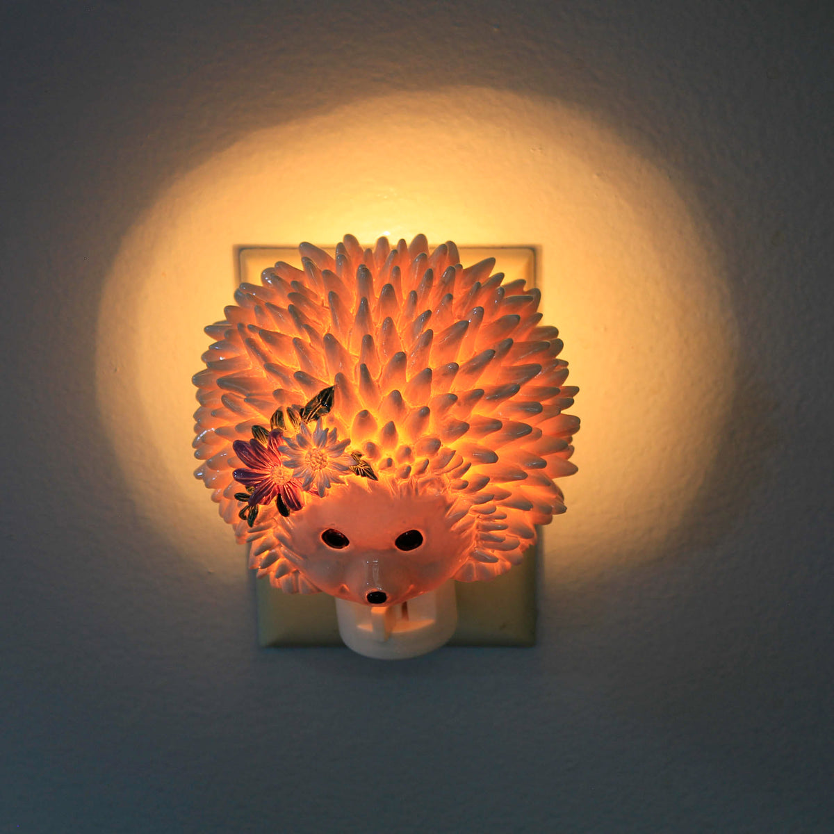 Roman Hedgehog Pudgy Pal Night Light - - SBKGifts.com