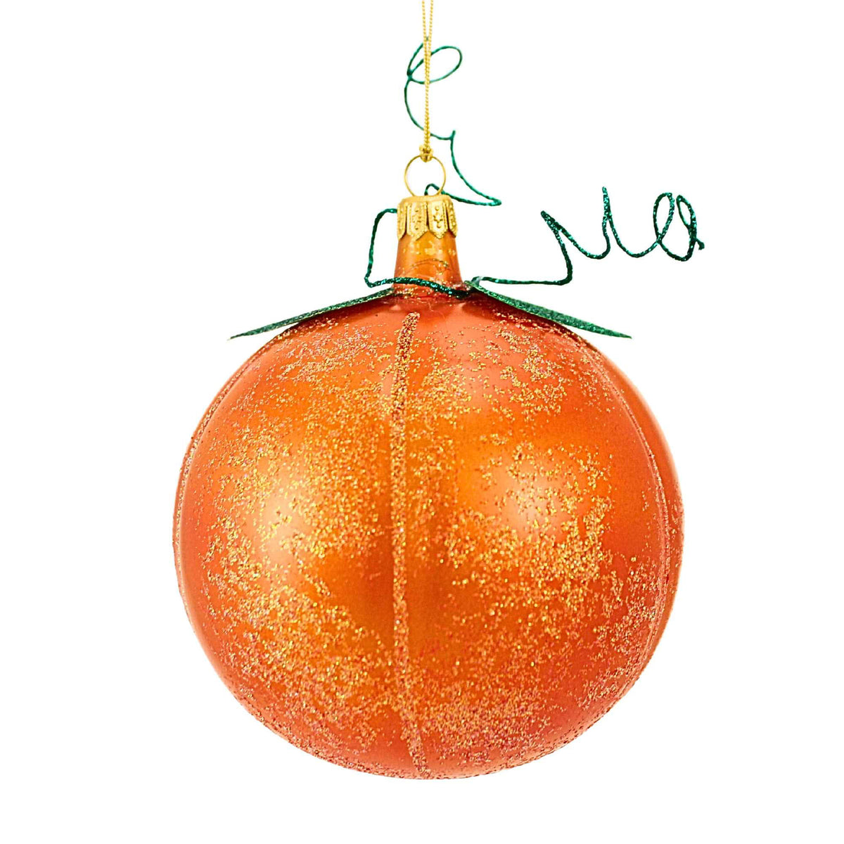 De Carlini Italian Ornaments Pumpkin Face - - SBKGifts.com