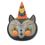 Bethany Lowe 5" Batty Barnum Container Resin Halloween Fangs Witch Hat Jp2027 (59168)