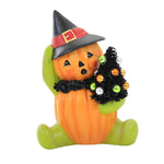 Bethany Lowe 5 Inch Seated Pumpkin Head Witch Resin Halloween Figurine Tree Tl2350 (59178)