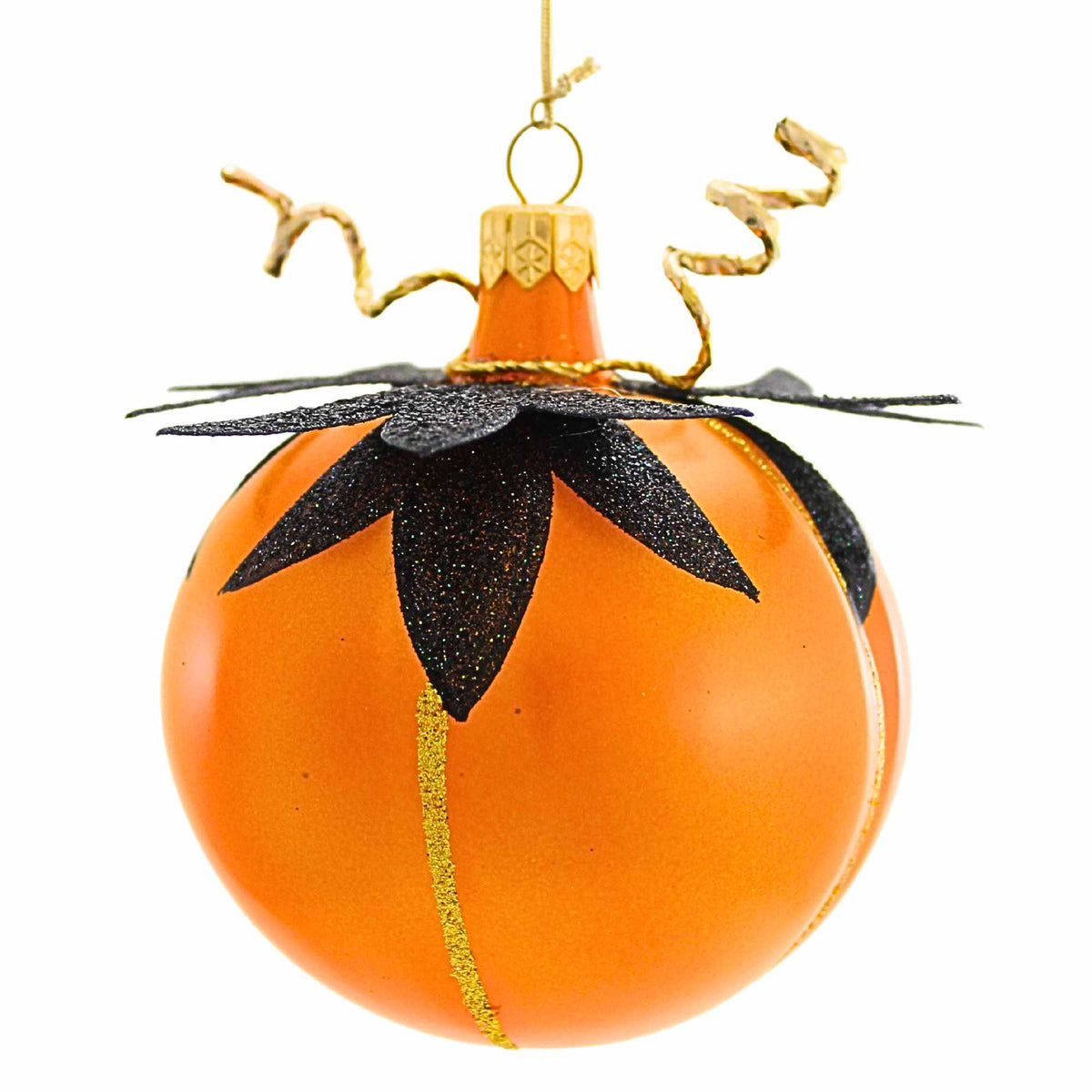 De Carlini Italian Ornaments Halloween Pumpkin - - SBKGifts.com