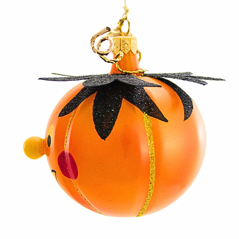 De Carlini Italian Ornaments Halloween Pumpkin - - SBKGifts.com