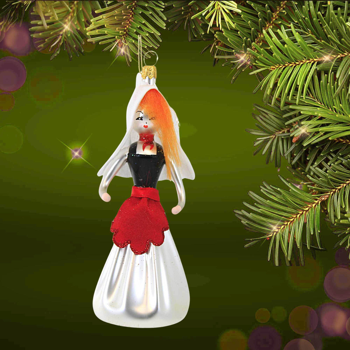 De Carlini Italian Ornaments Cindrella's Evil Step Sister - - SBKGifts.com