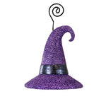 Bethany Lowe Witch Hat Purple Glitter - - SBKGifts.com