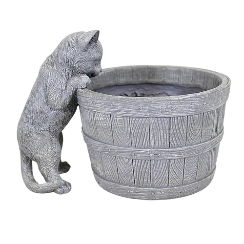 Roman Kitten Bucket Planter - - SBKGifts.com
