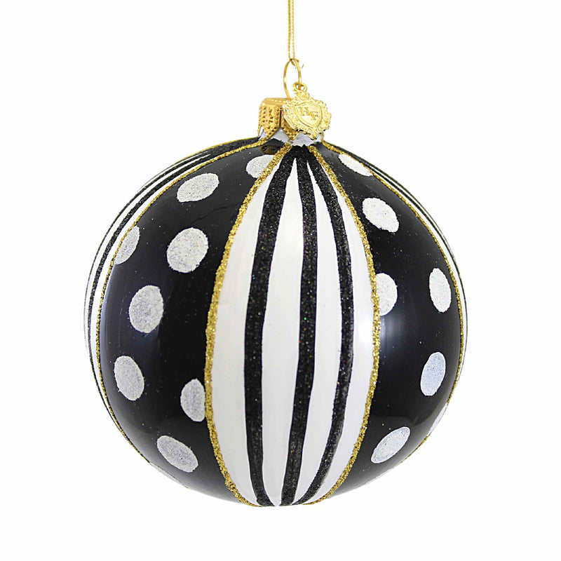 Huras Family Black And White Delight Ball - - SBKGifts.com