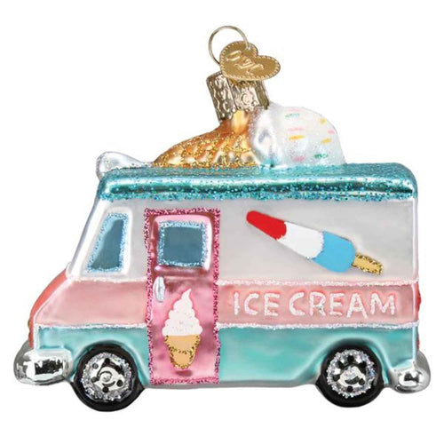 Old World Christmas Ice Cream Truck - - SBKGifts.com