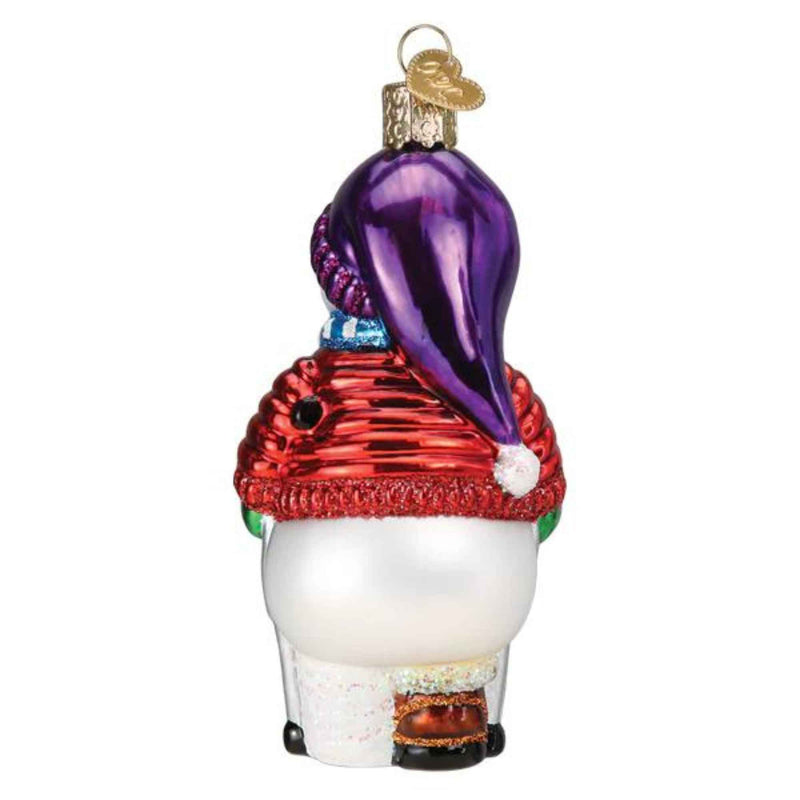 Old World Christmas Snowman On Crutches - - SBKGifts.com