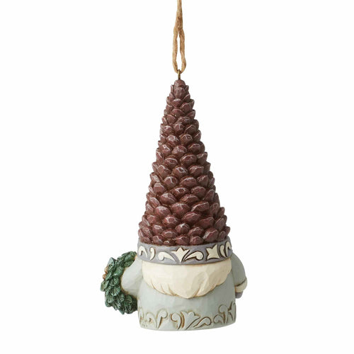 Jim Shore Gnome With Pinecone Hat - - SBKGifts.com