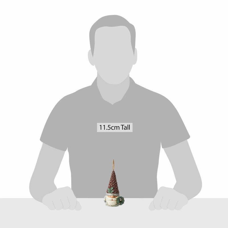 Jim Shore Gnome With Pinecone Hat - - SBKGifts.com